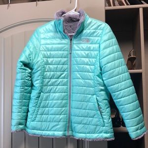 Women’s reversible North Face Jacket. Size XS